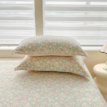 91家纺网 家纺一手货源 找家纺 （总）绵庭家纺 2025新款12868全棉套件单品系列二单枕套