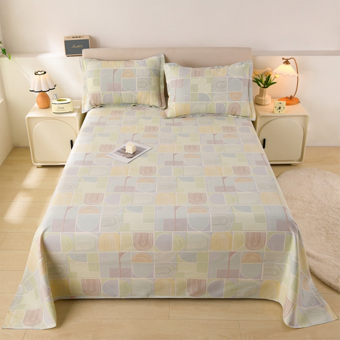 91家纺网 家纺一手货源 找家纺 润淳家居 2025新款老粗布三件套及单品 布兰迪