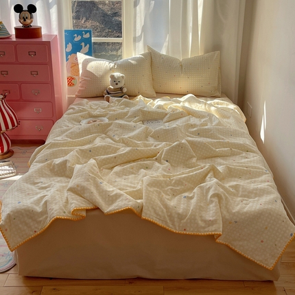 一加一 2025A类全棉有氧双层纱印花夏被 奇幻空间