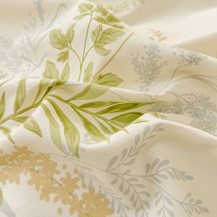 91家纺网 家纺一手货源 找家纺 绵庭家纺 2025新款12868全棉套件单品系列二单床单 沐雅清风