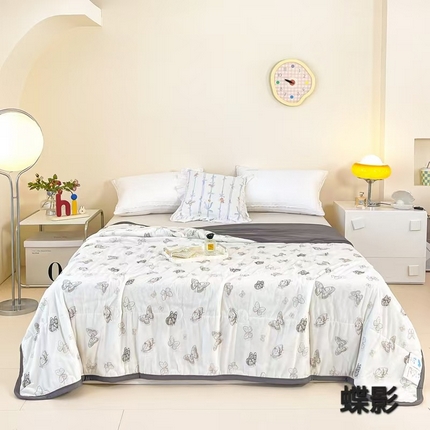 91家纺网 家纺一手货源 找家纺 （总）悦织湾家纺2025新款冰丝冰激凌夏被