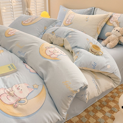 91家纺网 家纺一手货源 找家纺 （总）绵庭家纺 2025新款12868全棉套件单品系列二四件套