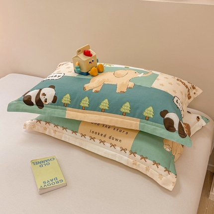 91家纺网 家纺一手货源 找家纺 （总）绵庭家纺 2025新款12868全棉套件单品系列二单枕套