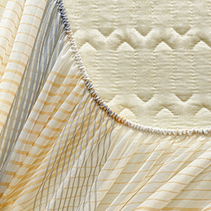 91家纺网 家纺一手货源 找家纺 富馨莱 2025新款A类凉感丝空气纤维凉席床笠款 简约