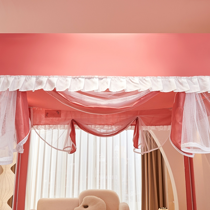 91家纺网 家纺一手货源 找家纺 （总）锦逸家居 2025新款坐床式防摔遮光蚊帐