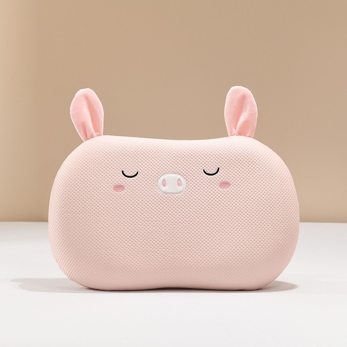 91家纺网 家纺一手货源 找家纺 （总）2025新款凉感豆猫肚记忆棉童趣护颈枕头枕芯