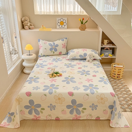 91家纺网 家纺一手货源 找家纺 （总）绵庭家纺 2025新款12868全棉套件单品系列二单床单