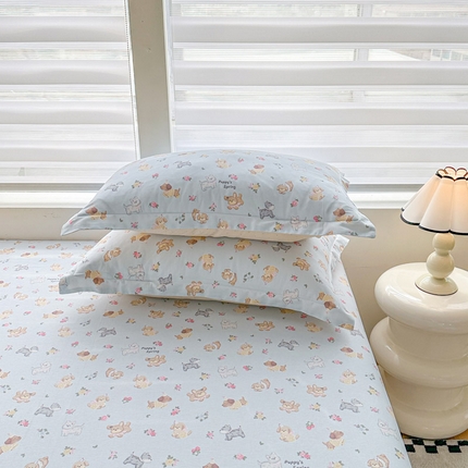 91家纺网 家纺一手货源 找家纺 （总）绵庭家纺 2025新款12868全棉套件单品系列二单枕套