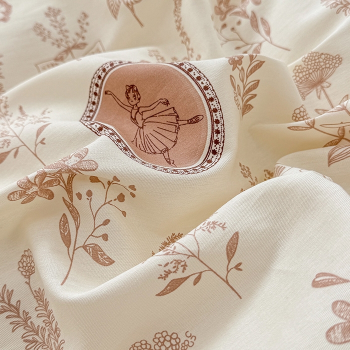 91家纺网 家纺一手货源 找家纺 绵庭家纺 2025新款12868全棉套件单品系列二单枕套 烟染秋色