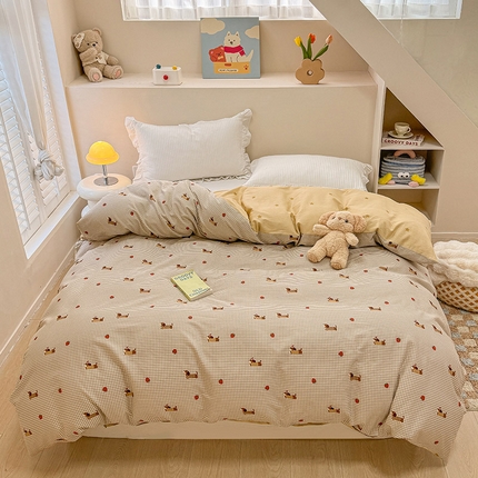 91家纺网 家纺一手货源 找家纺 （总）绵庭家纺 2025新款12868全棉套件单品系列二单被套