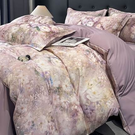 91家纺网 家纺一手货源 找家纺 （总）金梦拉家纺 2025新款100%棉代尔天丝莱赛尔四件套