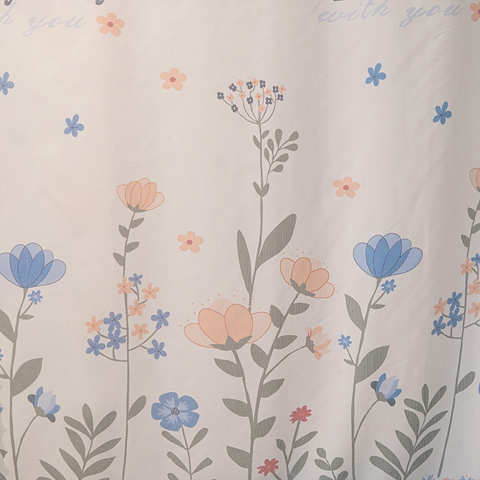 91家纺网 家纺一手货源 找家纺 锦逸家居 2025新款坐床式防摔遮光蚊帐 花开烂漫-不遮光