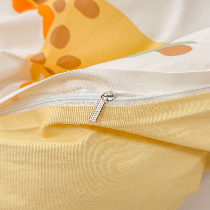 91家纺网 家纺一手货源 找家纺 绵庭家纺 2025新款12868全棉套件单品系列二四件套 狮子乐园