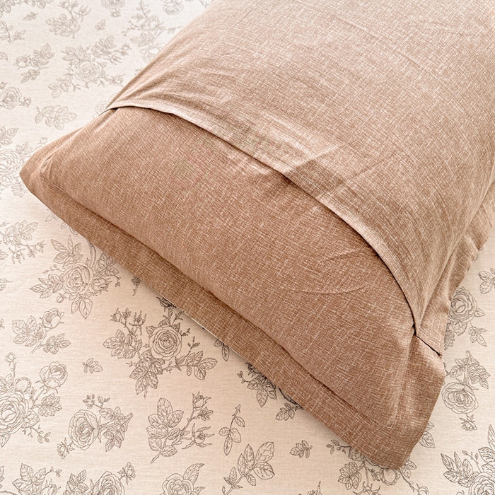 91家纺网 家纺一手货源 找家纺 绵庭家纺 2025新款12868全棉套件单品系列二单枕套 摩菲