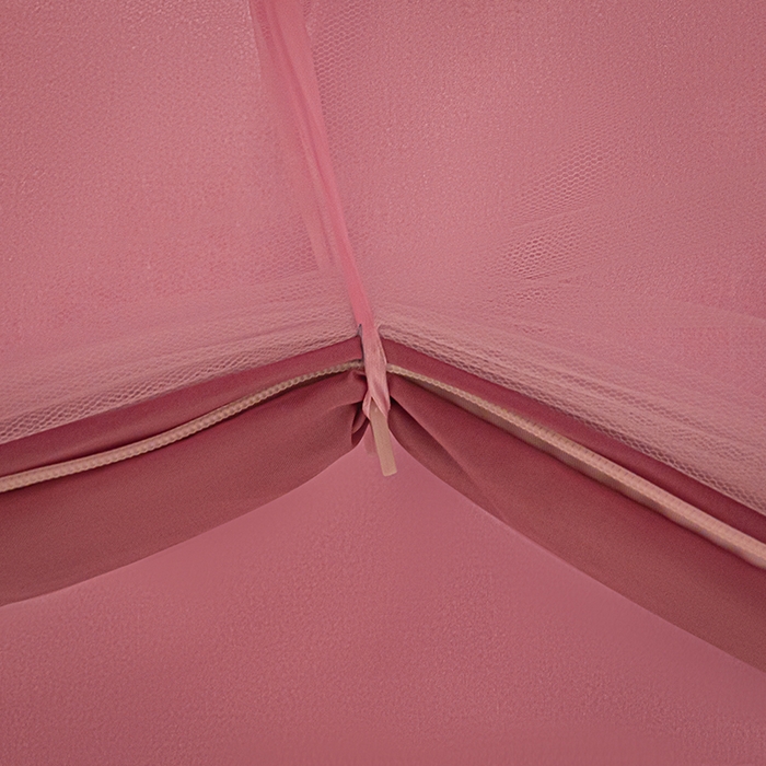 91家纺网 家纺一手货源 找家纺 锦逸家居 2025新款坐床式防摔遮光蚊帐 郁金花开-不遮光