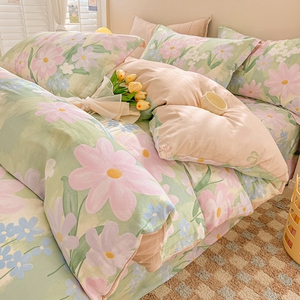 91家纺网 家纺一手货源 找家纺 （总）绵庭家纺 2025新款12868全棉套件单品系列二四件套