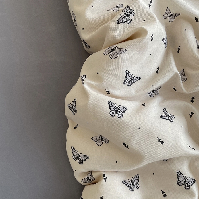 91家纺网 家纺一手货源 找家纺 汣沐生活 2025新款针织棉印花款四件套 梦星河