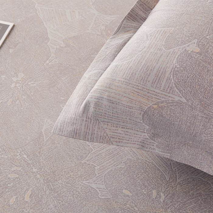 91家纺网 家纺一手货源 找家纺 润淳家居 2025新款老粗布三件套及单品 卿卿佳人 灰