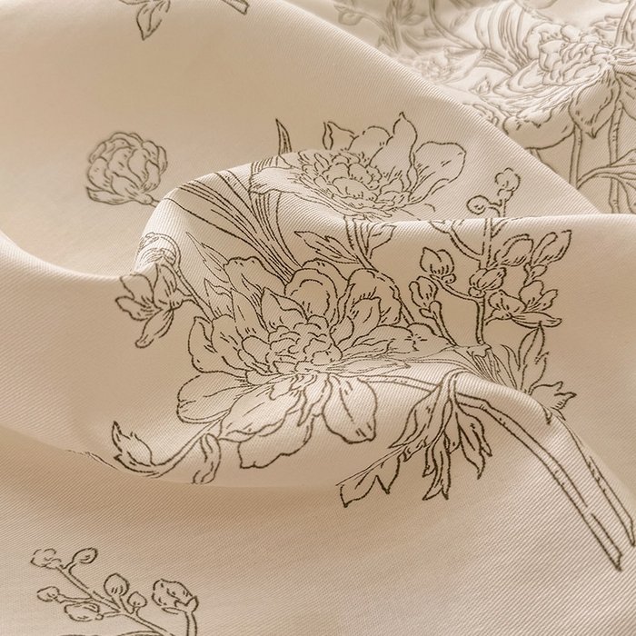 91家纺网 家纺一手货源 找家纺 绵庭家纺 2025新款12868全棉套件单品系列二单被套 苏夏觅影