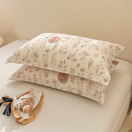 91家纺网 家纺一手货源 找家纺 （总）绵庭家纺 2025新款12868全棉套件单品系列二单枕套