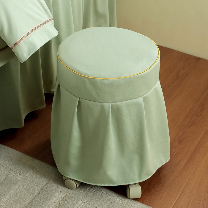 91家纺网 家纺一手货源 找家纺 千姿坊 2025新款床罩四件套-倾城 倾城-浅绿