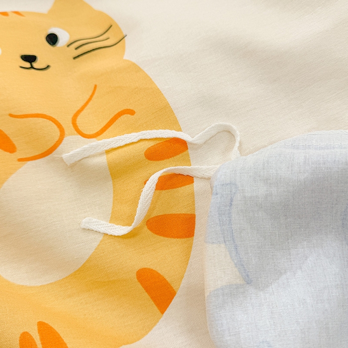 91家纺网 家纺一手货源 找家纺 绵庭家纺 2025新款12868全棉套件单品系列二四件套 狮子乐园