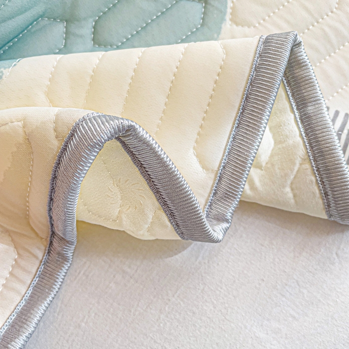 91家纺网 家纺一手货源 找家纺 富馨莱 2025新款A类凉感丝空气纤维凉席学生款 幻影