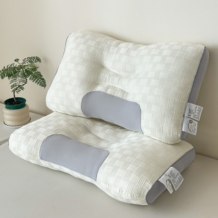 （总）织布人2025新款枕芯云感华夫格按摩SPA枕头跨境爆款枕芯家用枕头枕芯