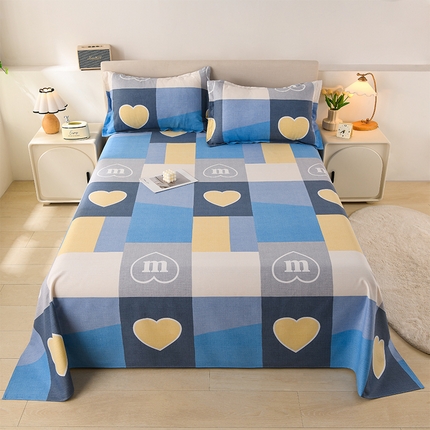 润淳家居 2025新款老粗布三件套及单品 心雅曲格 兰