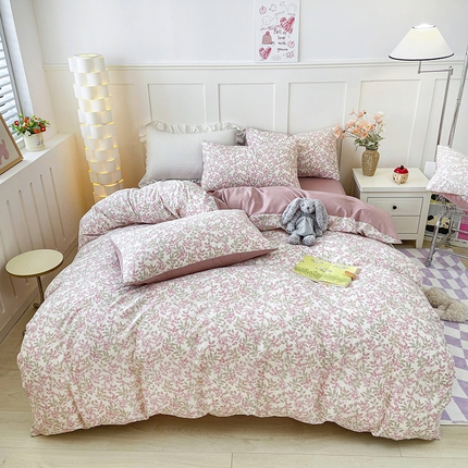 91家纺网 家纺一手货源 找家纺 （总）汣沐生活 2025新款针织棉印花款四件套