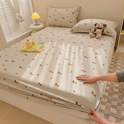 91家纺网 家纺一手货源 找家纺 （总）2025新款12868全棉套件单品系列二单床笠