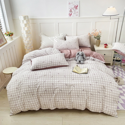 91家纺网 家纺一手货源 找家纺 （总）汣沐生活 2025新款针织棉印花款四件套