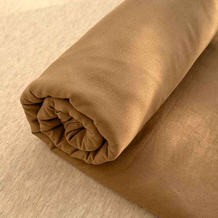 91家纺网 家纺一手货源 找家纺 曼谷家纺 2025新款软糯毛巾绣水洗棉床单床笠枕套纯色床单床笠枕套单品 水洗-咖啡