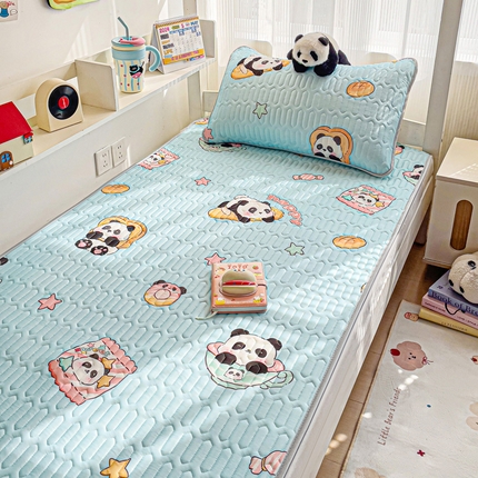 91家纺网 家纺一手货源 找家纺 （总）富馨莱 2025新款A类凉感丝空气纤维凉席学生款