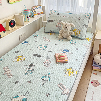 91家纺网 家纺一手货源 找家纺 （总）富馨莱 2025新款A类凉感丝空气纤维凉席学生款