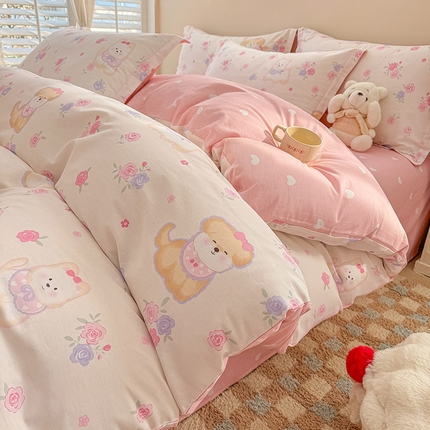 91家纺网 家纺一手货源 找家纺 （总）绵庭家纺 2025新款12868全棉套件单品系列二四件套