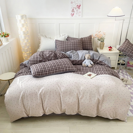 91家纺网 家纺一手货源 找家纺 （总）汣沐生活 2025新款针织棉印花款四件套