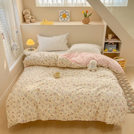 （总）绵庭家纺 2025新款12868全棉套件单品系列二单被套