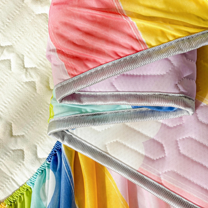 91家纺网 家纺一手货源 找家纺 （总）富馨莱 2025新款A类凉感丝空气纤维凉席床笠款