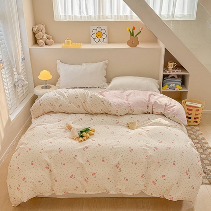 91家纺网 家纺一手货源 找家纺 （总）绵庭家纺 2025新款12868全棉套件单品系列二单被套