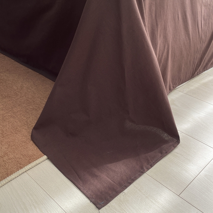 91家纺网 家纺一手货源 找家纺 羋多（原穆琪） 2025新款全棉色织提花人字斜四件套-美拉德系列 美拉德-烟雨青