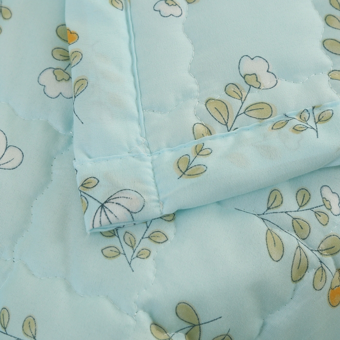 91家纺网 家纺一手货源 找家纺 被多多被业 2025新款亲肤绒多针绗绣工艺夏被空调被 花园