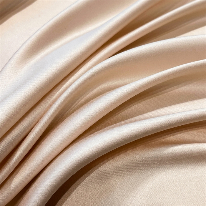 91家纺网 家纺一手货源 找家纺 雯豆天丝夏被纯色拼色A类莱赛尔凉感被子轻奢夏凉被子四件套 洛神珠-香槟金