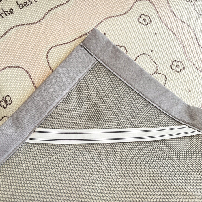 91家纺网 家纺一手货源 找家纺 川悦生活2025新款小清新冰藤席学生款 狗仔甜蜜