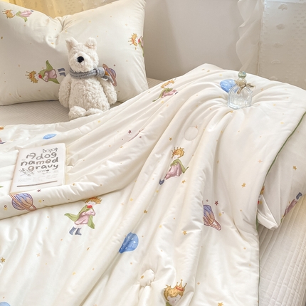 91家纺网 家纺一手货源 找家纺 （总）恋之巢家纺 2025新款四季款可水洗凉感针织夏被大豆夏凉被空调被可机洗薄被子被芯直播外贸专供大豆被夏被