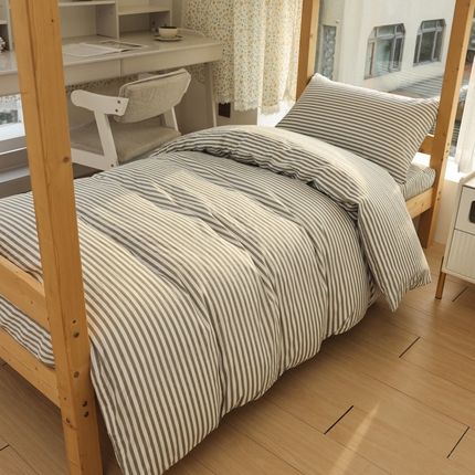 91家纺网 家纺一手货源 找家纺 （总）宅部落 2025新款全棉三件套纯棉学生宿舍上下铺六件套