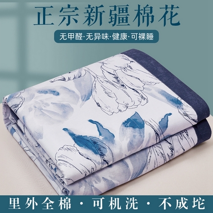 91家纺网 家纺一手货源 找家纺 （总）尊妙被业 2025新款全棉夏被里外纯棉新疆棉花被夏凉被空调被