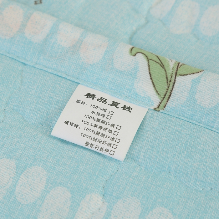 91家纺网 家纺一手货源 找家纺 被多多被业 2025新款亲肤绒多针绗绣工艺夏被空调被 花开半夏