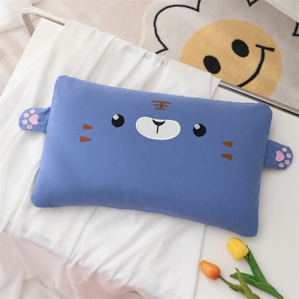 91家纺网 家纺一手货源 找家纺 （总）芯洲 2025新款荞麦枕卡通水洗棉全棉小老虎儿童学生枕芯枕头