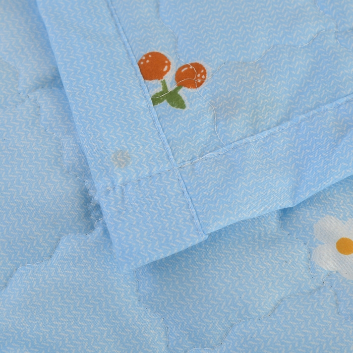 91家纺网 家纺一手货源 找家纺 被多多被业 2025新款亲肤绒多针绗绣工艺夏被空调被 花之恋